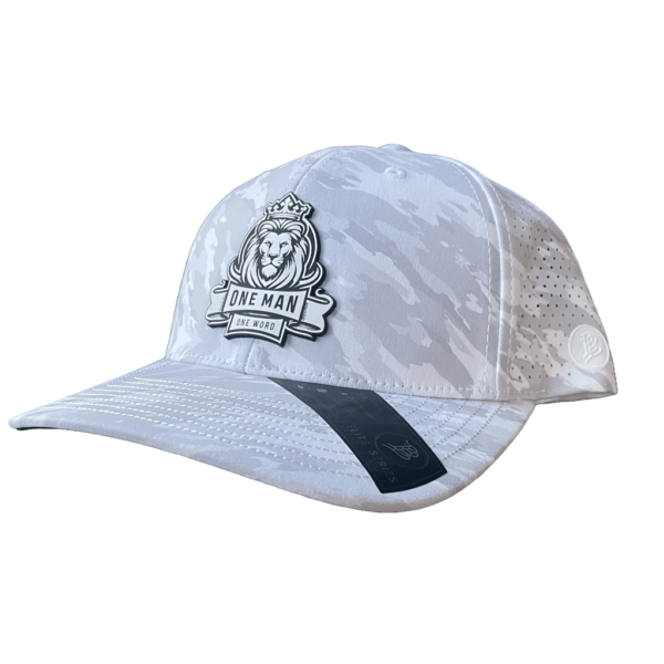 Elite Arctic Camo w/lion logo Performance Bill